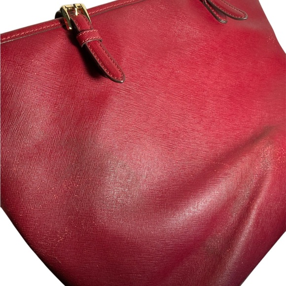 Michael Kors BURGANDY SIGNATURE Tote Bag - Picture 4 of 14